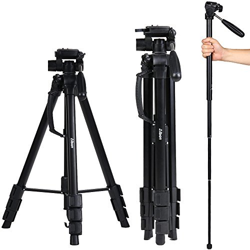 Albott 70 Inch Digital SLR Camera Aluminum Travel Portable Tripod Monopod with Carry Bag