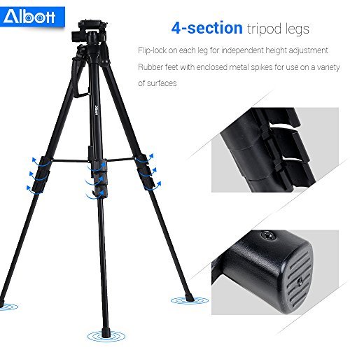 Albott 70 Inch Digital SLR Camera Aluminum Travel Portable Tripod Monopod with Carry Bag