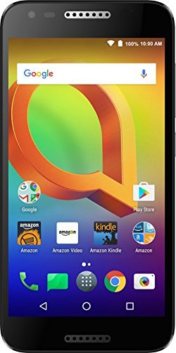 Alcatel A30 GSM (AT&T/T-Mobile) - 16 GB - Black – Unlocked - Prime Exclusive - with Lockscreen Offers & Ads