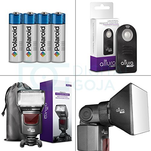 Altura Photo AP-UNV1 Bundle – DSLR Camera Flash Speedlite for Canon Nikon