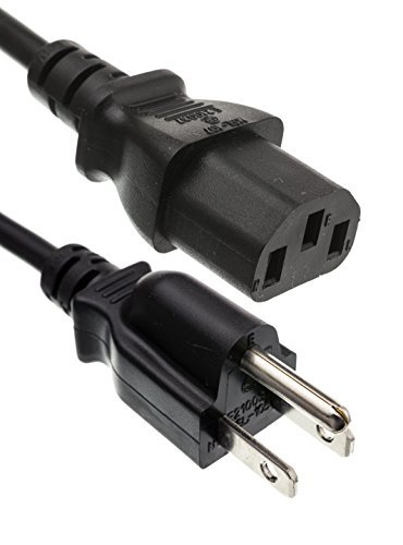 Amamax® 15 Feet Extra Long AC Power Cord Cable for VIZIO TV with Life Time Warranty (UL Listed)