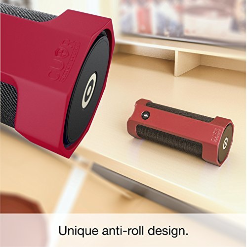 Amazon Tap Case Sling Cover by Cuvr | Easy to Dock and Anti Roll Accessories (Red)