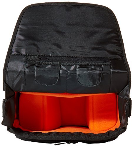 AmazonBasics Medium DSLR Gadget Bag (Orange interior)