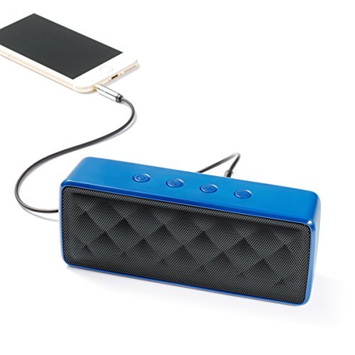 AmazonBasics Portable Wireless Bluetooth Speaker - Blue