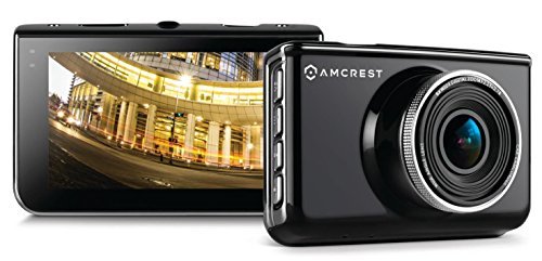 Amcrest Full-HD 1080p Dash Camera ACD-830B (Black) Car DVR Dashcam with 16GB Micro SD Card, Suction Cup Mounting Bracket, 160 Degree Wide Viewing Angle