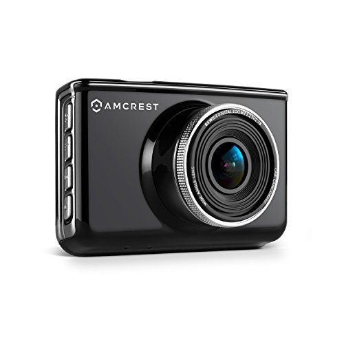 Amcrest Full-HD 1080p Dash Camera ACD-830B (Black) Car DVR Dashcam with 16GB Micro SD Card, Suction Cup Mounting Bracket, 160 Degree Wide Viewing Angle