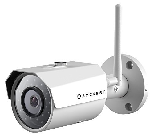 Amcrest ProHD Outdoor 3-Megapixel (2304 x 1296P) WiFi Wireless IP Security Bullet Camera - IP67 Weatherproof, 3MP (1080P/1296P), IP3M-943W (White)