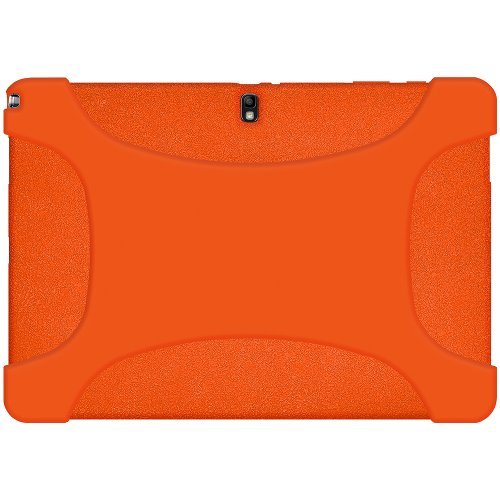 Amze Soft Silicone Skin Fit Jelly Case for Samsung GALAXY Note PRO 12.2/Tab PRO 12.2, Orange(AMZ96927)