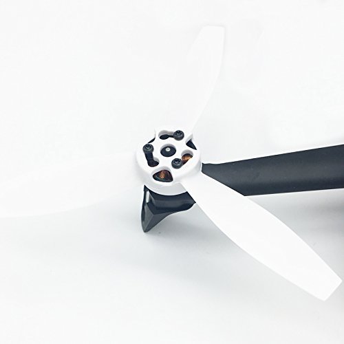 Anbee 4pcs Plastic Propellers Props Rotor for Parrot Bebop 2 Drone Quadcopter, Black&White