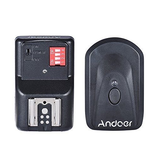Andoer AD-560II GN50 On-camera Flash Speedlite with 16 Channels Radio Wireless Remote Flash Trigger W/ Adjustable LED Fill Light for Canon Nikon Olympus Pentax DSLR Cameras