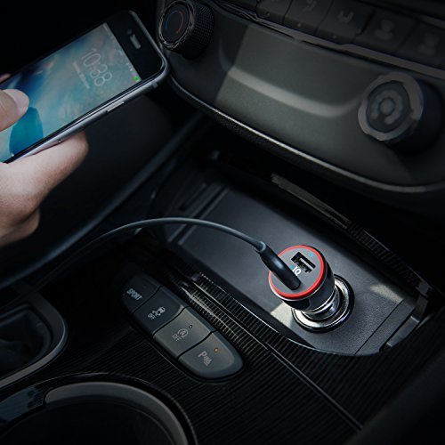Anker 24W Dual USB Car Charger, PowerDrive 2 for iPhone 7 / 6s / Plus, iPad Pro / Air 2 / mini, Galaxy S7 / S6 / Edge / Plus, Note 5 / 4, LG, Nexus, HTC and More