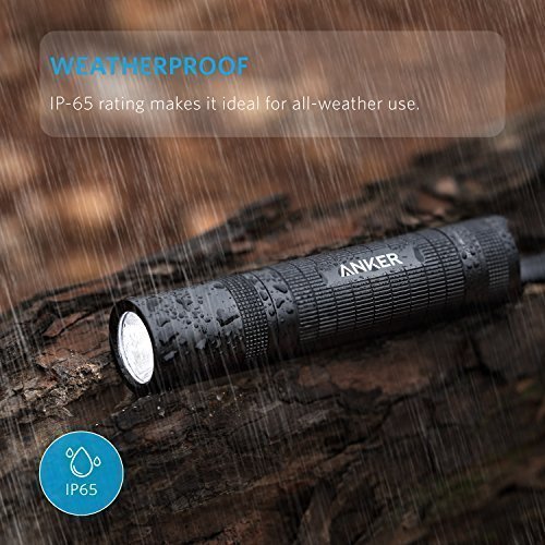 Anker Bolder LC40 LED Flashlight [2 PACK], Pocket-Sized LED Torch, Super Bright 400 Lumens CREE LED, IP65 Water Resistant, 3 Modes High/ Low/ Strobe for Indoors and Outdoors