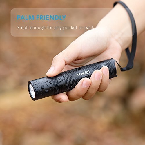 Anker Bolder LC40 LED Flashlight [2 PACK], Pocket-Sized LED Torch, Super Bright 400 Lumens CREE LED, IP65 Water Resistant, 3 Modes High/ Low/ Strobe for Indoors and Outdoors