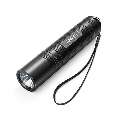 Anker Bolder LC40 LED Flashlight, Pocket-Sized LED Torch, Super Bright 400 Lumens CREE LED, IP65 Water Resistant, 3 Modes High/ Low/ Strobe for Indoors and Outdoors (Camping, Hiking, and Cycling Use)
