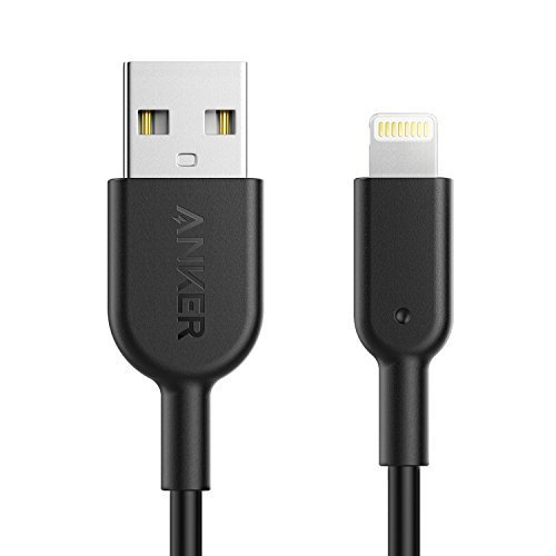 Anker PowerLine II Lightning Cable (3ft), Probably The World's Most Durable Cable, MFi Certified for iPhone 7 / 7 Plus / 6 / 6 Plus / 5S (Black)