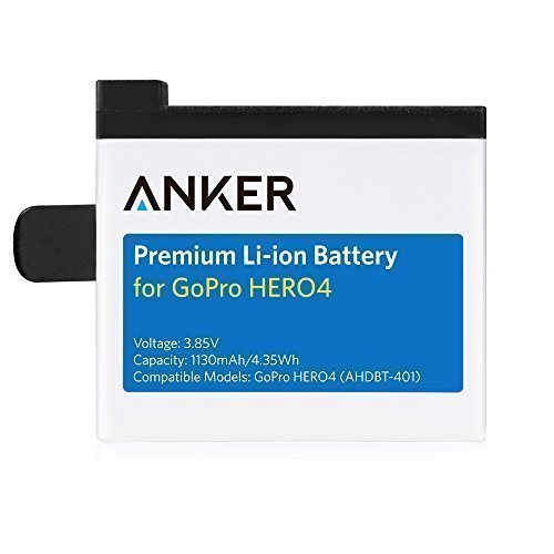 Anker Replacement Battery for GoPro HERO 4 AHDBT-401 and AHBBP-401