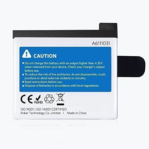 Anker Replacement Battery for GoPro HERO 4 AHDBT-401 and AHBBP-401