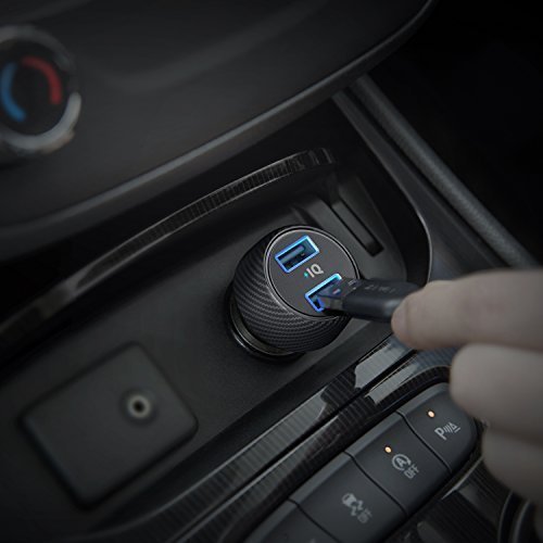 Anker Ultra-Compact 24W 2-Port Car Charger PowerDrive 2 Elite with PowerIQ Technology for iPhone 7 / 6s / Plus, iPad Air 2 / mini 3, Galaxy S Series, Note Series, LG, Nexus, HTC and More