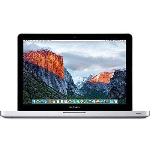 Apple MacBook Pro MD101LL/A 13-Inch Laptop (Intel Core i5 2.5GHz, 4GB RAM, 500GB HDD, Mac OS X El Capitan) Silver - 2012 Model