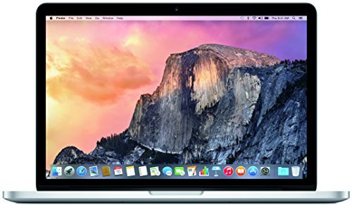 Apple MacBook Pro MF840LL/A 13.3-Inch Laptop with Retina Display (256 GB hard drive, 2.7 GHz dual-core Intel Core i5 processor, 8 GB 1866 MHz LPDDR3 RAM), Silver (2015 version)