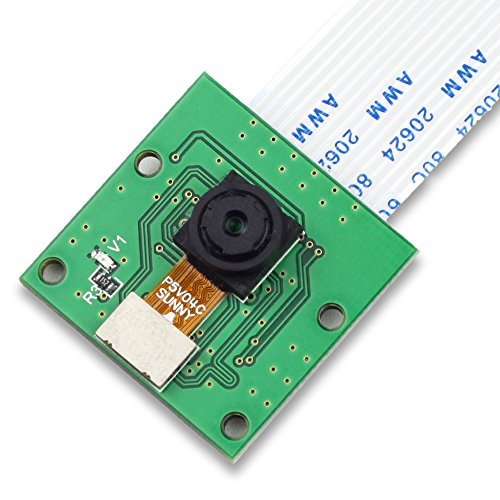 Arducam 5 Megapixels 1080p Sensor OV5647 Mini Camera Video Module with 15 Pin 1.0mm Pitch to 22 Pin 0.5mm and 15pin to 15pin 1.0mm Ribbon Cable for Raspberry Pi Model A/B/B+, Pi 2, Pi 3 and Pi ZERO