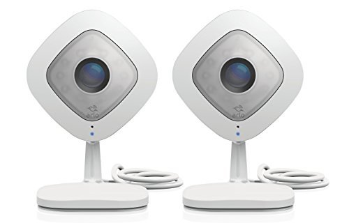 Arlo Q 1080p HD Security Camera with Audio & 7 Days of FREE Cloud Recordings--2 Pack (VMC3240)