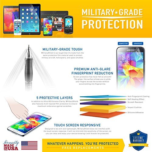 ArmorSuit MilitaryShield - Samsung Galaxy Note PRO 12.2 / TabPro 12.2 Screen Protector Ultra HD - Extreme Clarity & Touch Responsive with Lifetime Replacement Warranty - Retail Packaging