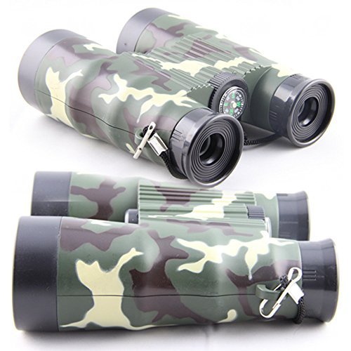 Army Camo Binoculars For Kids - Kids Set Toy Army Binoculars - Camouflage Binoculars Kids Play Outdoor Learning Toys - Great Children Binoculars