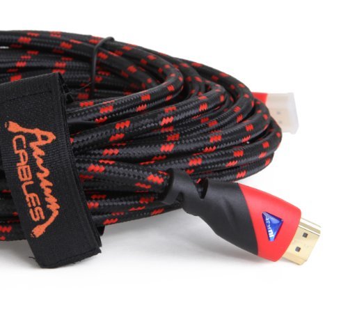 Aurum Ultra Series - High Speed HDMI Cable 25 Ft with Ethernet - Supports 3D & ARC [Latest Version] - 25 Feet