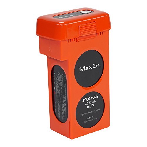 Autel Robotics Battery (Li-Po with 4900mAh, 14.8V) for use with X-STAR and X-STAR Premium Drones, Orange