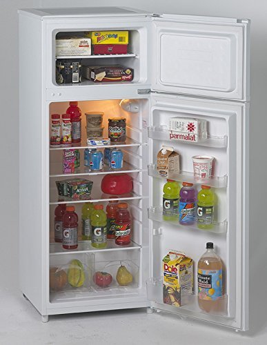 Avanti RA7306WT 2-Door Apartment Size Refrigerator, White