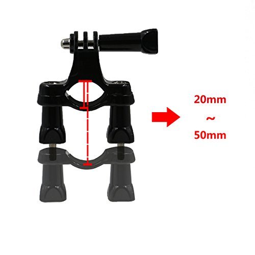 AxPower Bike Bicycle Roll Handle Bar Mount Motorcycle Seatpost Mount Accessories for GoPro Hero 5 4 3 3+ 2 1