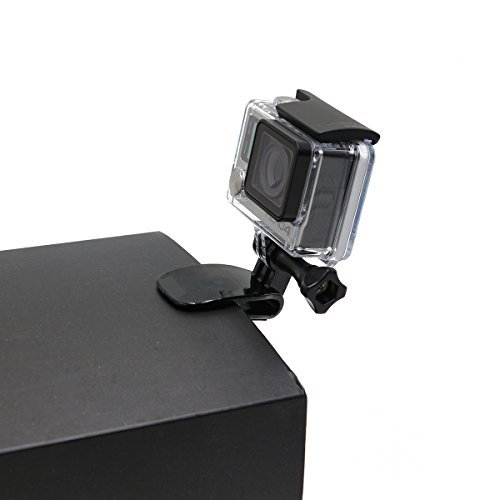 AxPower Black Travel Quick Clip Cap Backpack Hat Quick Clip Clamp Mount for GoPro HERO 1 2 3 3+ 4 XiaoMi Camera SJM