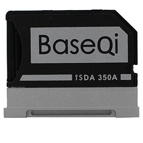 BASEQI Aluminum MicroSD Adapter for Microsoft Surface Book