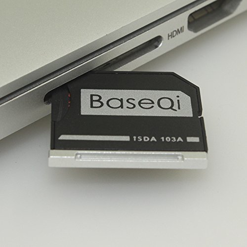 BASEQI aluminum microSD Adapter for MacBook Air 13" and MacBook Pro 13"/15" (Non-Retina)