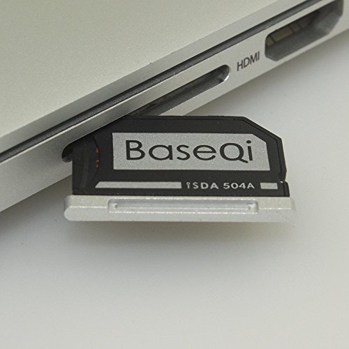 BASEQI aluminum microSD Adapter for MacBook Pro 15" Retina (Late 2013 onwards)