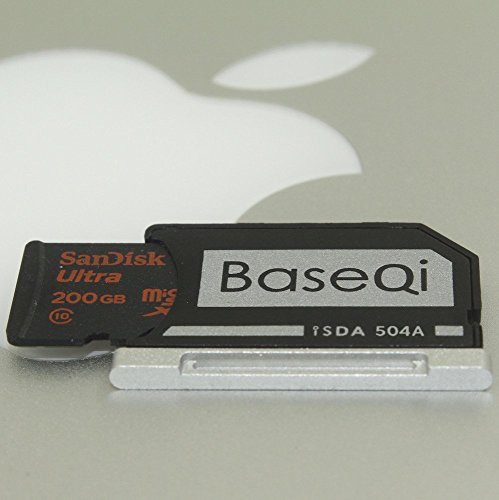 BASEQI aluminum microSD Adapter for MacBook Pro 15" Retina (Late 2013 onwards)