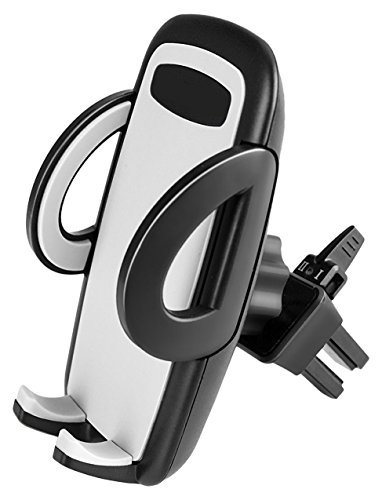 BE Universal Smartphones Car Air Vent Mount Holder Cradle Compatible with iPhone 7 7 Plus SE 6s 6 Plus 6 5s 5 4s 4 Samsung Galaxy S6 S5 S4 LG Nexus Sony Nokia and More (Black)