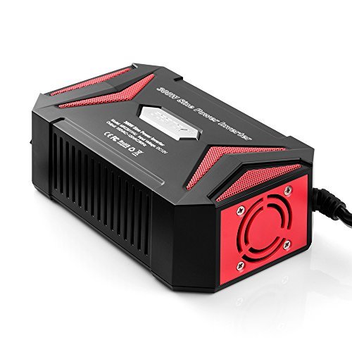 BESTEK 300W Power Inverter DC 12V to AC 110V Pure Sine Wave Inverter with 4.2A Dual Smart USB Ports Car Adapter