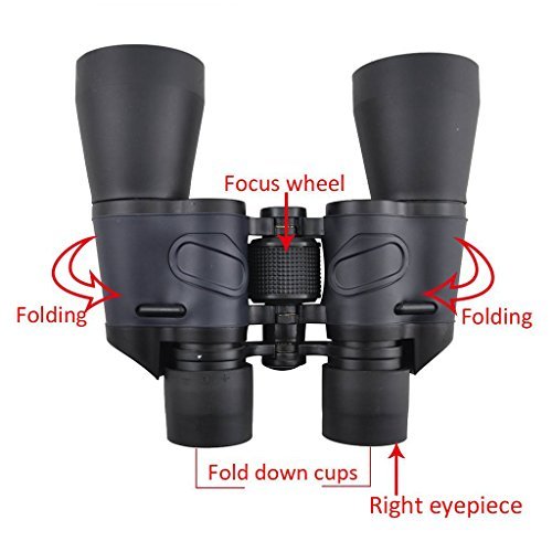 BIAL Wide Angle Binocular 60x60 Large Aperture Telescope with Sit Scale Range