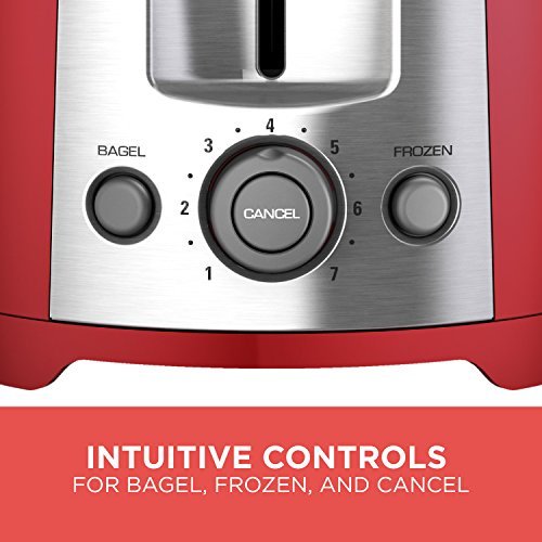 BLACK+DECKER 2-Slice Toaster, Red, TR1278RM