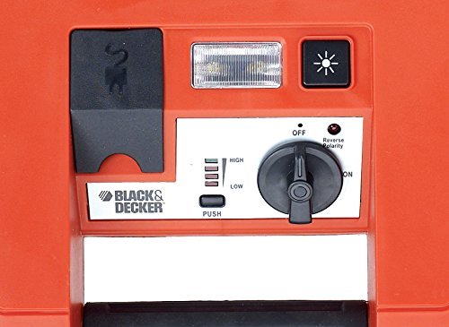 BLACK+DECKER JUS500IB Jump Starter: 1000 Peak/500 Instant Amps, 120 PSI Air Compressor