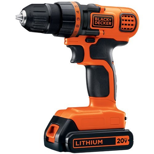 BLACK+DECKER LDX120C 20-Volt MAX Lithium-Ion Cordless Drill/Driver