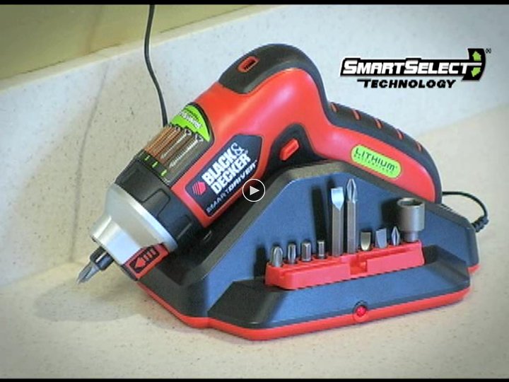 BLACK+DECKER LI4000 4-Volt Lithium-Ion SmartSelect Screwdriver with Magnetic Screw Holder