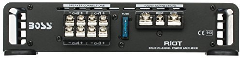 BOSS Audio R1004 Riot 400 Watt, 4 Channel, 2/4 Ohm Stable Class A/B, Full Range, MOSFET Car Amplifier