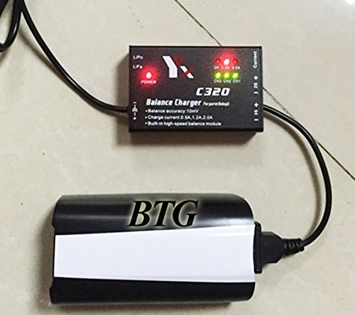 BTG Car Charger for Parrot Bebop 2 Drone Bebop 2 FPV Battery