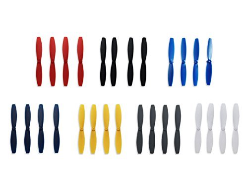 BTG Propellers Props for Parrot Minidrone Rolling Spider/airborne Cargo Drone/ Airborne Night Drone/ Hydrofoil Drone Minidrone Parrot Mambo Parrot Swing Parts 7 Colors