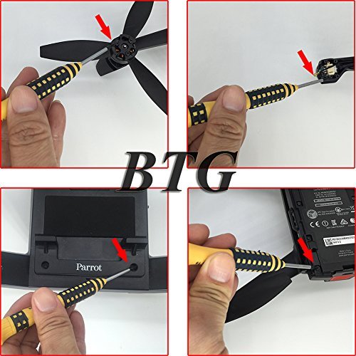 BTG Upgrade Repair kit Mount Tool Kit C-Cilps Tool Screw Driver for Parrot Bebop 2 drone Bebop 2 FPV Parts