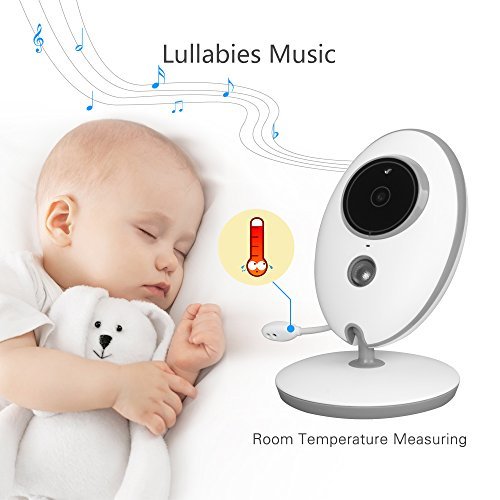 Baby Monitor, SAFEVANT Portable Wireless Digital Video Baby Monitor With 2 Way Talk,...