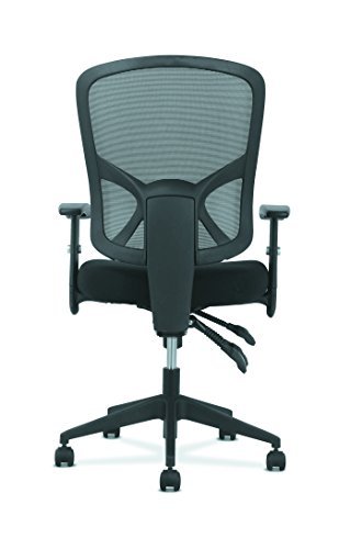 Basyx by HON Customizable Ergonomic High-Back Mesh Task Chair with Arms and Lumbar Support - Ergonomic Computer/Office Chair (HVST121)